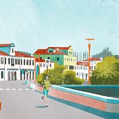 Il mio progetto del corso: Illustrazione architettonica: cogli la personalità di una città- Mira (Venezia). Drawing, Traditional illustration, Architectural Illustration, Digital Illustration, and Architecture project by Deborah Cutillo - 11.11.2024
