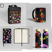 Meu projeto do curso: Criação de estampas têxteis para o mercado da moda. Design, Fashion Design, and Pattern Design project by Bianca Borelli - 11.11.2024