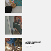 Crochet: prenda con una sola aguja. Un proyecto de Crochet de Janice Cuevas - 11.11.2024