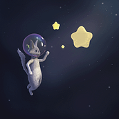 Astronaut Kitten. 3D, 3D Modeling, and 3D Character Design project by Cristina Pelayo Álvarez - 10.21.2024
