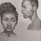 My project for course: Portrait Sketchbooking: Explore the Human Face. Drawing, Sketchbook, Traditional illustration, and Portrait Drawing project by Kasim Earl - 10.30.2024
