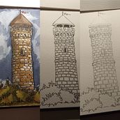 Takie tam sobie 😅. Watercolor Painting project by Agnieszka Kot - 11.12.2024