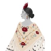 Flamenca. Projekt z dziedziny Design, Fotografia,  Reklama, Projektowanie dodatków, Projektowanie ubrań,  Sztuki piękne, Projektowanie graficzne, Projektowanie biżuterii i Projektowanie produktowe użytkownika Marta Sánchez - 12.11.2024