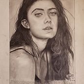 Retrato a lápiz #1. . % Deswer (DWR) tarafından hazırlanan Geleneksel illüstrasyon, Kalem Çizimi, Çizim, Portre Çizimi, Gerçekçi Çizim, Ve Şekil Çizimi projesi - 01.09.2021