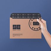 Smart Edge - Logo . % Hasny Ameen tarafından hazırlanan Tasarım, BT, Markalaşma ve Kimlik, Grafik Tasarım, Tipografi, Yaratıcılık, Ve Logo Tasarımı projesi - 05.29.2023