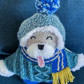 My project for course: Design and Embroidery of Dolls with Punch Needle . Un progetto di Art to, Ricamo, Interior Design, Punch needle e Textile Design di nevemvivien - 14.11.2024