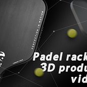 Stunning 3d product video - padel racket. 3D, Animação 3D, Modelagem 3D, 3D Design, e Motion Graphics projeto de Alex Mikhailov - 15.11.2024