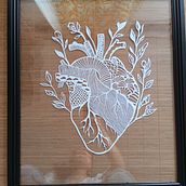 Mi proyecto del curso: Introducción al arte de recortar papel con la técnica Kirie. Een project van Craft, DIY, Traditionele illustratie y Papercraft van u_ctelles - 16.11.2024