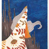 Mi proyecto del curso: Pintura con gouache: crea ilustraciones poéticas. Fine Arts, Traditional illustration, Painting, and Gouache Painting project by Araceli Galvani - 11.16.2024