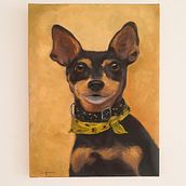 Mi proyecto del curso: Retrato realista de mascotas con pintura al óleo. Fine Arts, Naturalistic Illustration, Oil Painting, and Painting project by Estefania Rodriguez Sepulveda - 11.16.2024