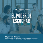 Mi proyecto del curso: El poder de escuchar (presentación explicativa). Communication, Graphic Design, Design Management, Presentation Design, and Marketing project by fernandaramirezav - 11.17.2024