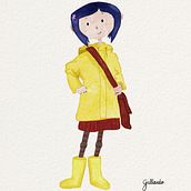 Coraline. Un projet de Illustration jeunesse de Maria Gallardo - 01.02.2024