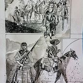 Mi proyecto del curso: Técnicas de entintado para cómic e ilustración. Fine Arts, Comic, Traditional illustration, Painting & Ink Illustration project by Eliel Salinas Alcántara - 11.19.2024