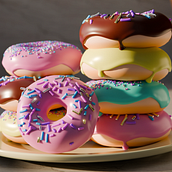 Donut. Un progetto di 3D, Modellazione 3D, Illustrazione digitale e Progettazione 3D di andreskull1 - 01.12.2024