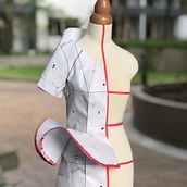some of  my work . Fashion Design, Fashion Illustration	, Patternmaking, Dressmaking, Textile Design, Textile D, and eing project by ms_wintyeephyo - 11.20.2024