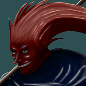 Mein Abschlussprojekt für den Kurs: Digitale Figurenmalerei in Procreate (Kazeshini from Bleach). Character Design, Traditional illustration, and Digital Illustration project by Liam St - 11.20.2024