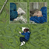 Búsqueda. Een project van Digitale tekening, Digitale illustratie, Tekenen met kleurpotloden y  Artistieke tekening van Juan Camilo Murillo Agudelo - 27.11.2024