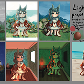 My project for course: Lighting Principles for Digital Painting. Traditional illustration, Digital Illustration, and Digital Painting project by sarahjbesserer - 11.09.2024