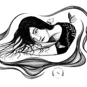 Mi proyecto del curso: Técnicas de dibujo tradicional con Procreate. Un proyecto de Dibujo de Retrato, Dibujo digital, Ilustración tradicional, Ilustración digital y Dibujo de Meri - 21.11.2024