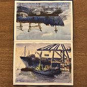 My project for course: Watercolor Techniques for Painting Seascapes. Ilustração naturalista, Pintura, e Pintura em aquarela projeto de gauravrathod47 - 20.11.2024