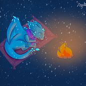 Mon projet du cours : Illustration d’animaux fantastiques sur Procreate. Character Design, Digital Illustration, Drawing, Traditional illustration, Narrative, Stor, and telling project by irogakou - 11.21.2024