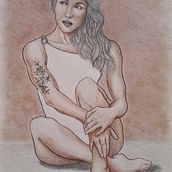 Meu projeto do curso: Ilustração com pastel e lápis de cor. Un progetto di Illustrazione tradizionale, Belle arti, Disegno, Disegno a matita, Disegno di ritratti, Disegno realistico e Disegno artistico di Flávio Oliveira - 19.11.2024