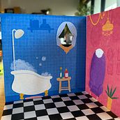 Maison Pop Up. Desenho, Ilustração tradicional, Design de brinquedos, Design de papelaria, e Literatura infantil projeto de Valentine Dossat - 22.11.2024