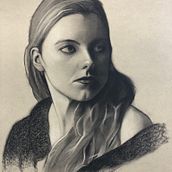 My project for course: Realistic Portraits Using Charcoal. Fine Arts, Drawing, Portrait Drawing, Realistic Drawing, and Traditional illustration project by Mark Finch - 11.22.2024