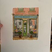 Mi proyecto del curso: Ilustración urbana en acuarela: retrata tu ciudad. Ilustração arquitetônica, Desenho, Pintura, e Pintura em aquarela projeto de mariabordajandi - 23.11.2024