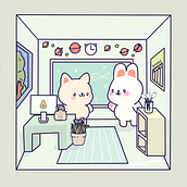 Mi proyecto del curso: Diseño de mundos kawaii: crea ilustraciones alegres. Un progetto di Character design, Illustrazione digitale e Manga di zadyariana12 - 21.11.2024