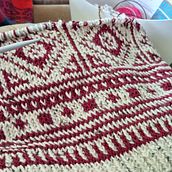 Mi proyecto del curso: Tejido de punto con la técnica jacquard. Accessor, Design, DIY, Fashion Design, Fiber Arts, Knitting, and Textile Design project by Andrea Clark - 11.23.2024