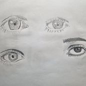Meu projeto do curso: Caderno de retratos: explore o rosto humano. Artistic Drawing, Drawing, Portrait Drawing, Sketchbook, and Sketching project by cesar_daparte - 11.24.2024