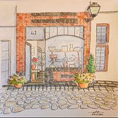 My project for course: Watercolor Urban Illustration: Portray your City. Architectural Illustration, Drawing, Painting, and Watercolor Painting project by d_thomp92 - 11.24.2024