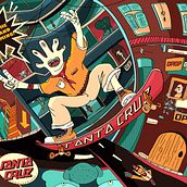 Santa Cruz - Key visual. Digital Illustration project by Vi Tran - 11.24.2024