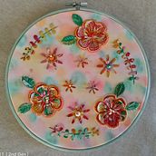 Embroidery on recycled metals. Arts, and Crafts project by Marie ROUSSEL - 11.25.2024