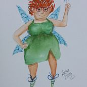 Ilustrações para livros e personagens. Traditional illustration project by Anísia Rosas Reis - 11.25.2024