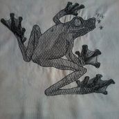 Mi proyecto del curso: Introducción al bordado en blackwork. Un projet de Design textile , et Broderie de Sandra Monroy Cota - 22.11.2024