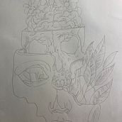 Mi proyecto del curso: Diseño de tatuajes Blackwork. Tattoo Design, Traditional illustration, and Digital Illustration project by marjorielemuss - 11.25.2024