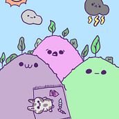Mi proyecto del curso: Diseño de mundos kawaii: crea ilustraciones alegres. Character Design, Digital Illustration, and Manga project by payments - 11.25.2024