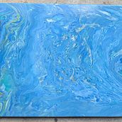 Ocean's floor. Un projet de Peinture acr , et lique de trestacus - 26.11.2024