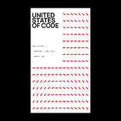 United States of Code _ Flag _ code. JavaScript, Motion Graphics, Multimedia, and Programming project by Antonio Iaconesso - 12.26.2024