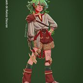 Mi proyecto del curso: Concept art para diseño de personajes y worldbuilding. Een project van Ontwerp van personages,  Concept art, Digitale tekening, Digitale illustratie,  Digitaal schilderij, Traditionele illustratie y  Ontwerp van torreslizaldeamairani123 - 26.11.2024