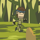 Mi proyecto de Curso: Caminata de Snake / Metal Gear Solid. Animation, Character Animation, and 2D Animation project by Luciano Reyes - 11.26.2024