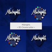 My project for course: Designing 3D Chrome Letters in Procreate. T, pograph, T, pograph, and Design project by Aline Carbonaro - 11.28.2024