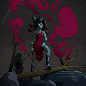 Cave Girl Ein Projekt aus dem Bereich 3D, Design von Figuren, Digitale Illustration, 3-D-Modellierung, Concept Art und Design von 3-D-Figuren von Karoll Campuzano Gutiérrez - 04.04.2024