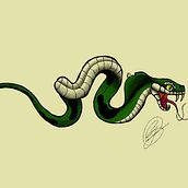 Cobra . Digital Illustration, Drawing, and Tattoo Design project by GERALD FOSTER DUTRA - 11.29.2024