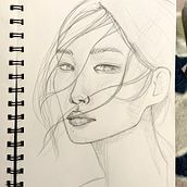 Proyecto final. Artistic Drawing, Drawing, Portrait Drawing, Sketchbook, and Sketching project by Michelle Coisson - 11.29.2024