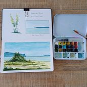 Cuaderno de viajes. Traditional illustration, Architectural Illustration, Watercolor Painting, and Sketchbook project by felipemontero80 - 11.29.2024