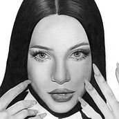 Retrato de Emilia Mernes. Drawing project by Salome Quintana - 06.15.2024