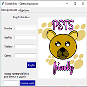 Tkinter y Python para proyecto "Friendly Pets  - Centro de adopción de mascotas". Programming, and Web Development project by Maycol Meza Astuquipan - 12.02.2024